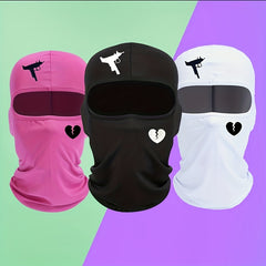Heartbreak Printed Pullover Hat for Cycling - Sunshade Sunscreen for Men