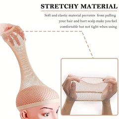 Stretchable Elastic Hair Net Snood Wig Cap