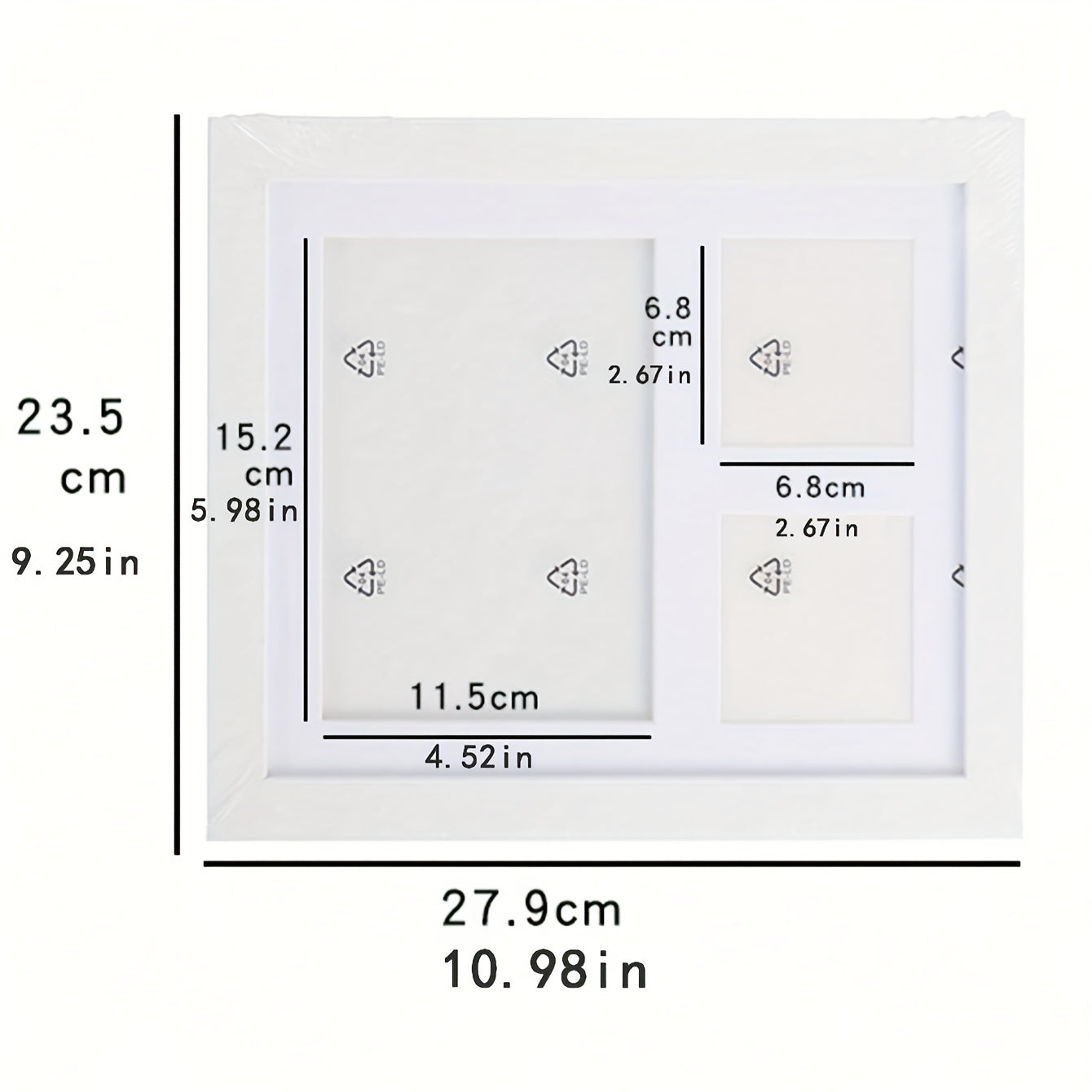 Hand & Footprint Nursery Keepsake Memory Frame for Boys & Girls