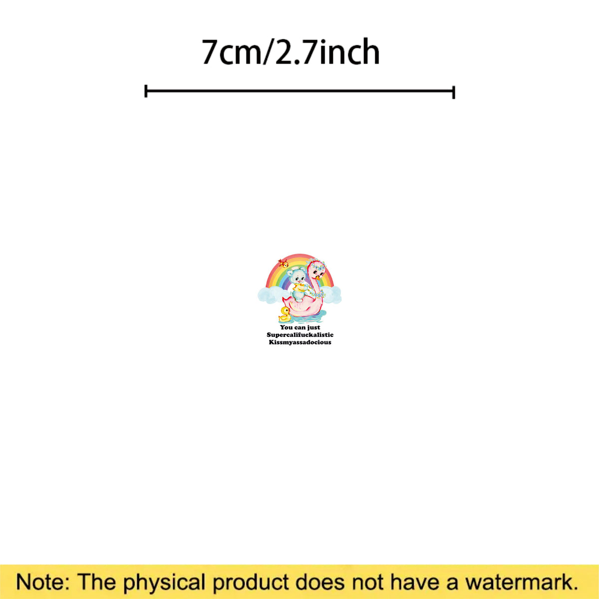 Supercalifuckalistic Sticker