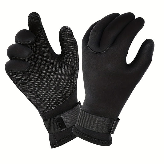 3mm Neoprene Diving Gloves Warm Non-slip Fishing Swimming Gloves