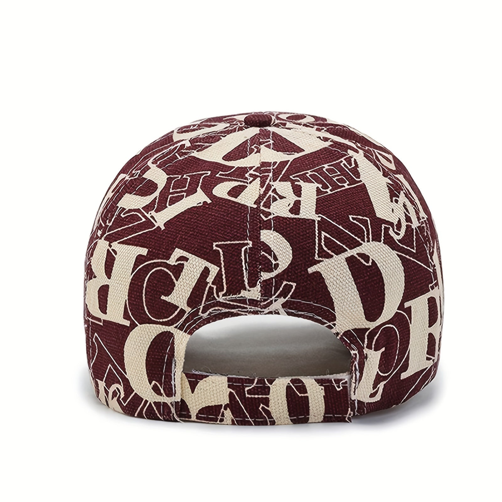 Hip Hop Letter Print Baseball Cap Couple Dad Hats Adjustable Breathable