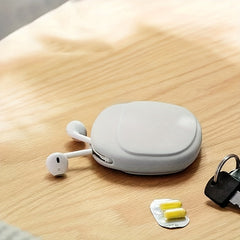 Silicone Earphone Cable Organizer Data Cable Storage Case Mini Key Box