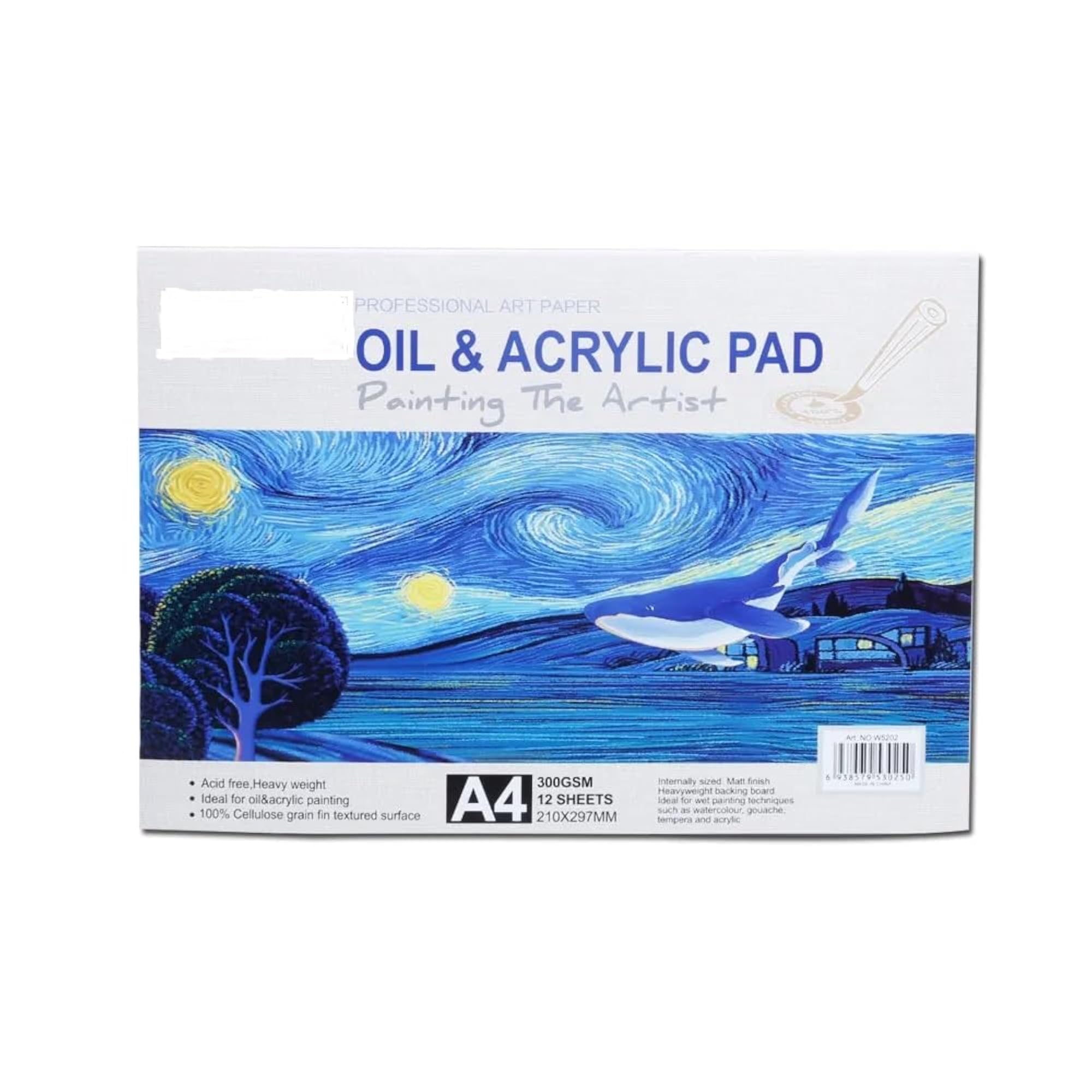 A4 Sketch Pad with 300GSM Art Drawing Paper, 12 Sheets – CRAZE