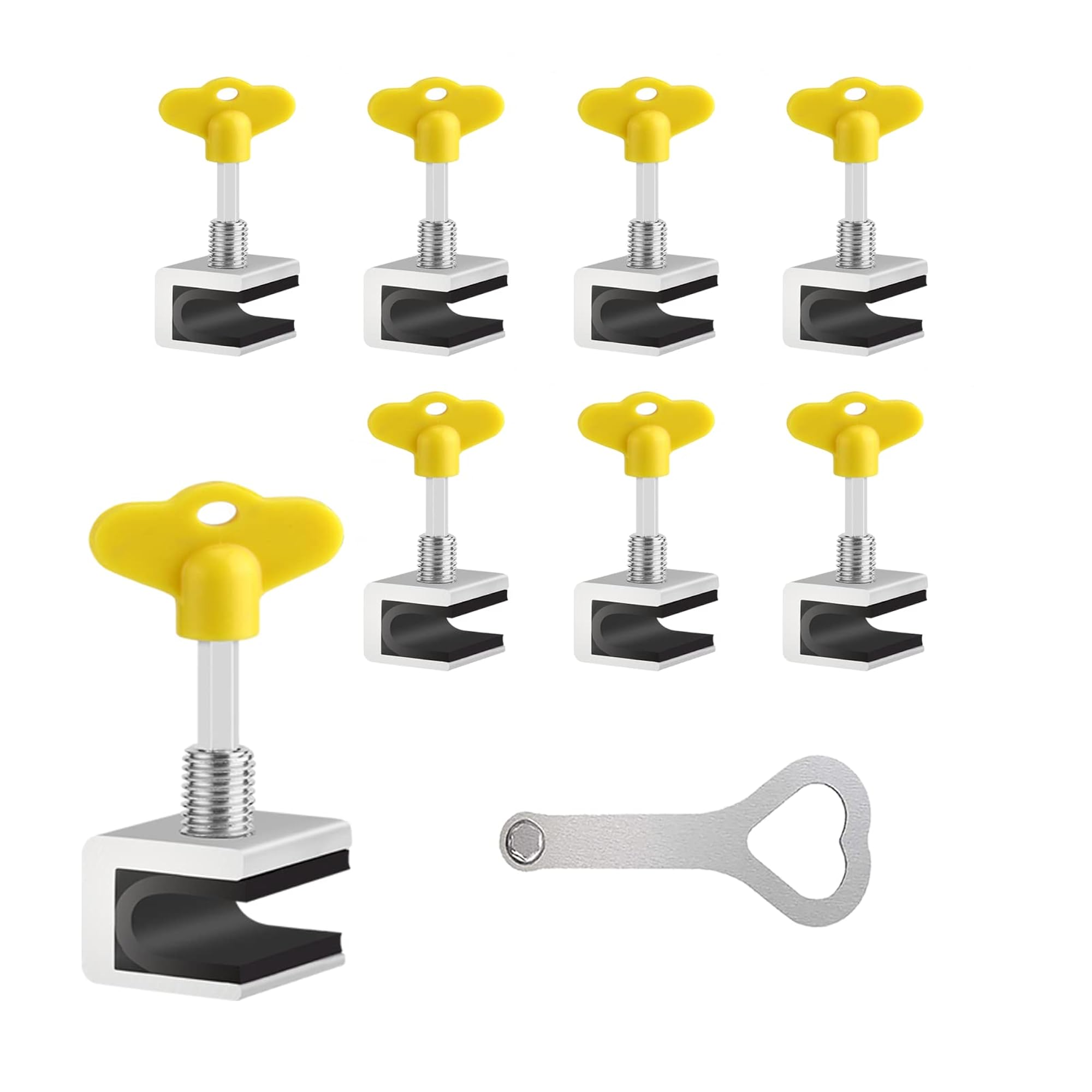 8 Sets Sliding Window Locks with Key for Vertical & Horizontal Windows ...