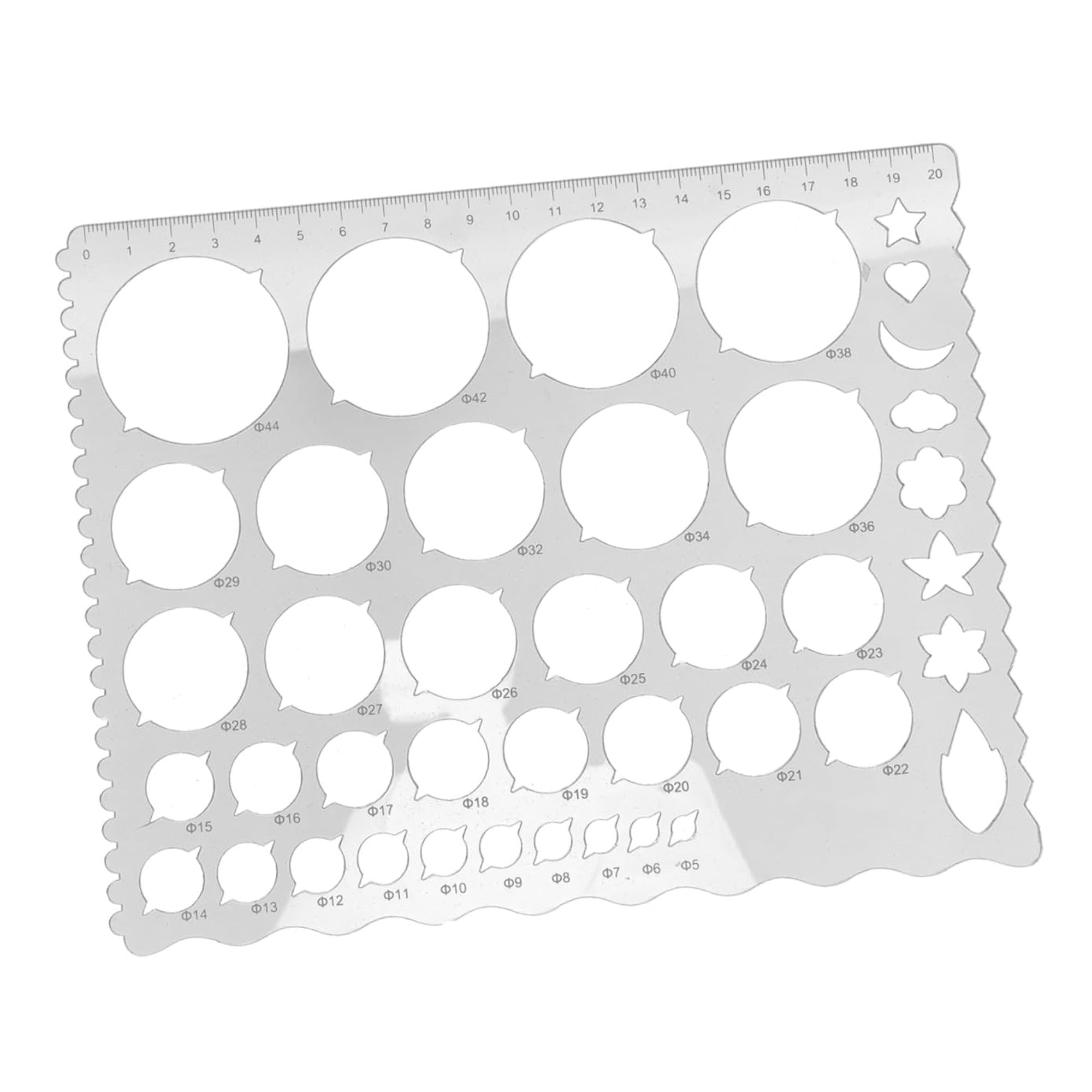 33-Hole Quilling Templates for Papercraft – CRAZE