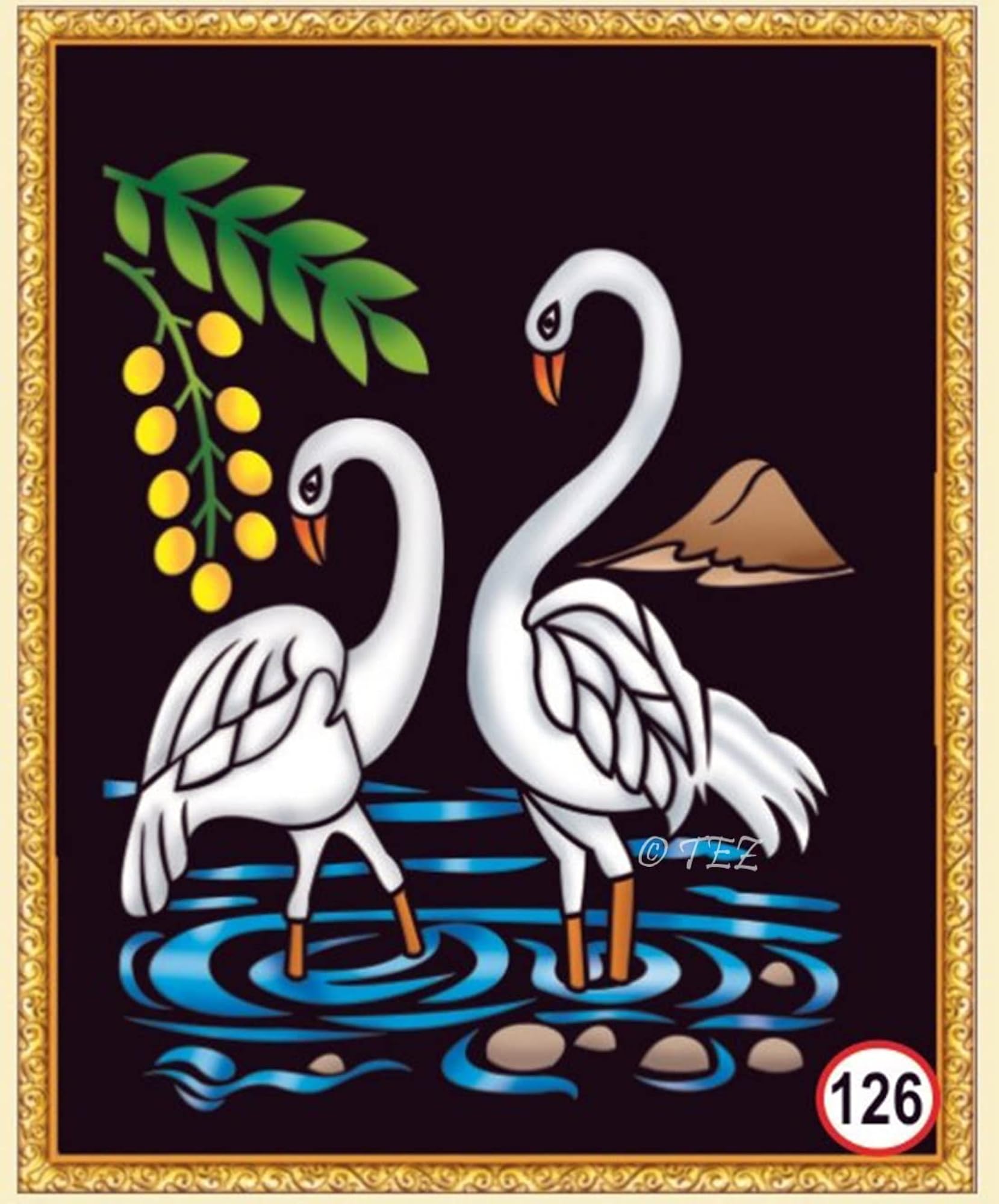 DIY Emboss Painting Kit, Crane Design – CRAZE
