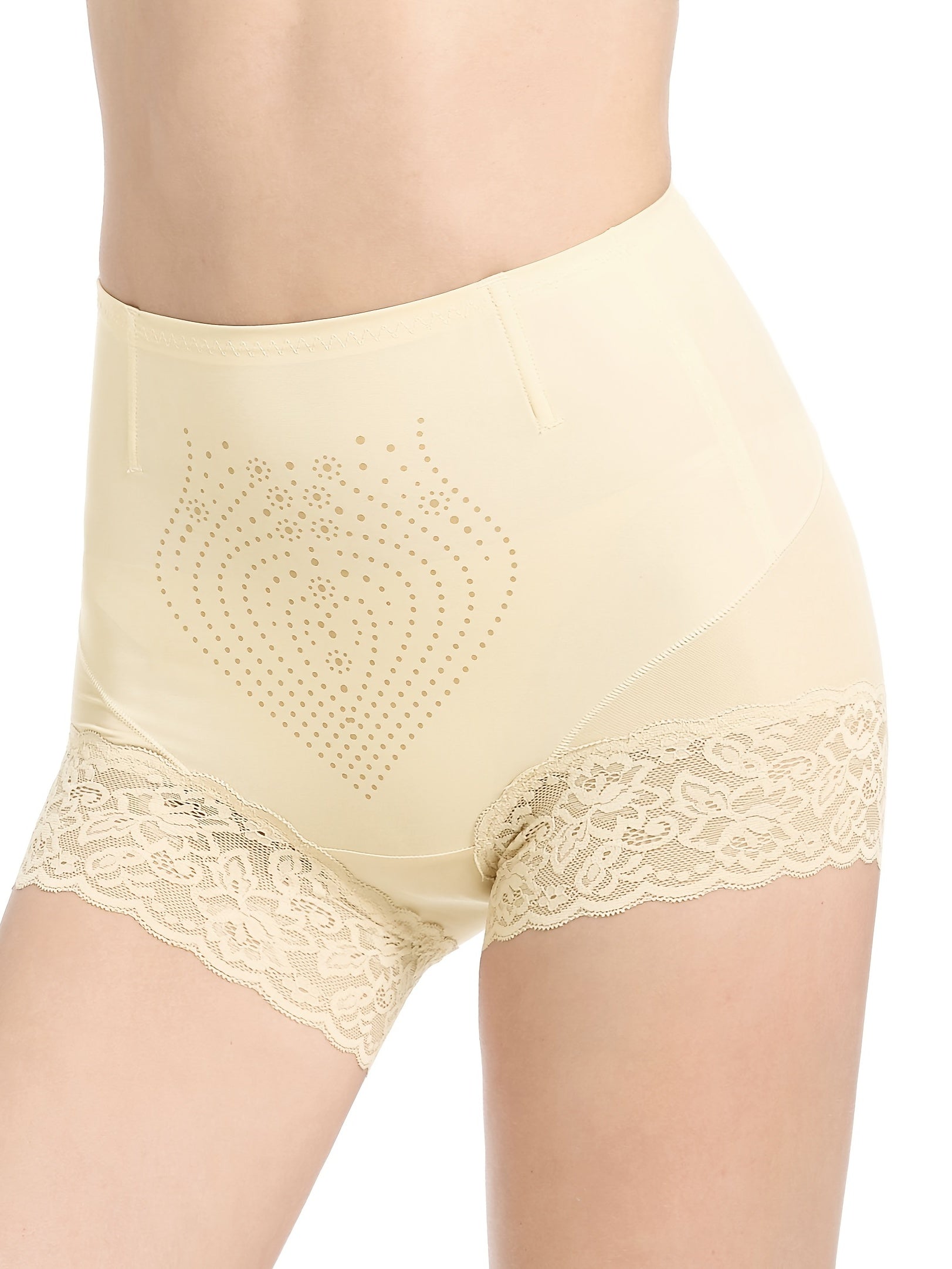 Lace Stitching Shaping Panties Tummy Control Compression Panties