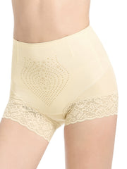 Lace Stitching Shaping Panties Tummy Control Compression Panties