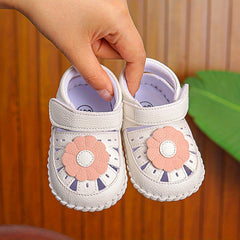 Princess Shoes for Summer Babies 0-12 Months Soft Sole Non slip & Breathable