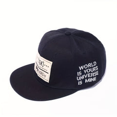 Men's Camo Flat Brim Hat Baseball Cap Sun Hat