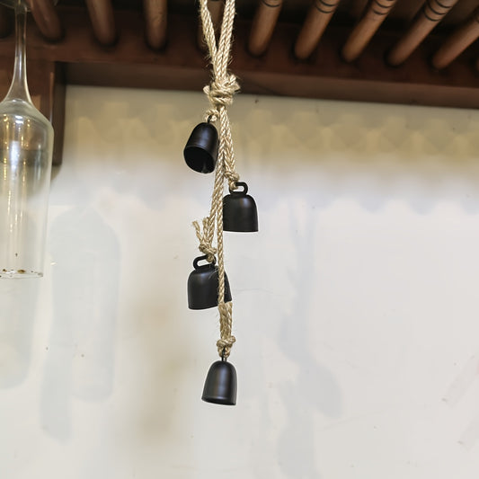 Cast Iron Cow Bells Vintage Hanging Decor Christmas Gift