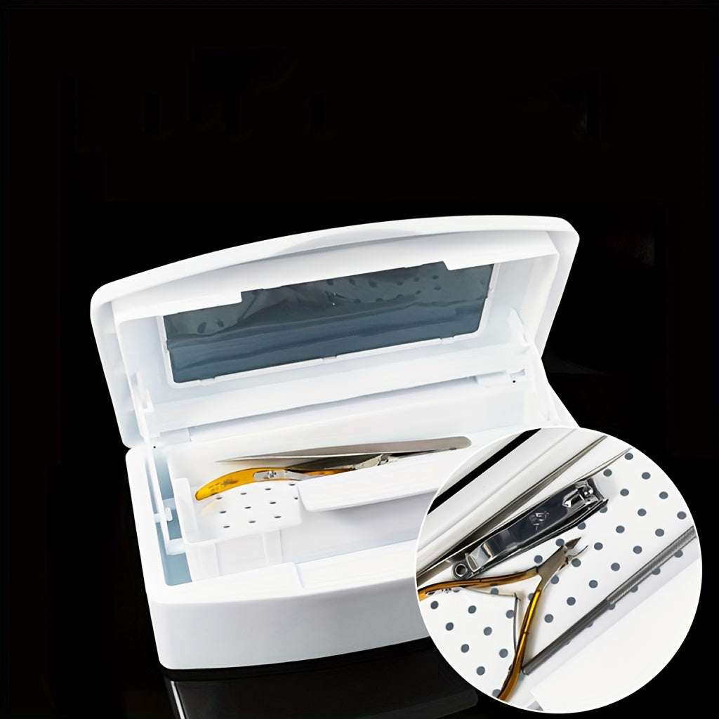 Nail Tool Disinfection Box Alcohol Cleaning Soaking Box
