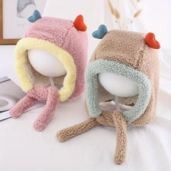 Baby Ear Protection Warm Plush Hat for Winter