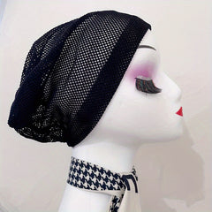 Breathable Mesh Turban Hijab Cap Ramadan Underscarf Hat