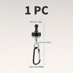 3pc Magnetic Hook Carabiner Keychain