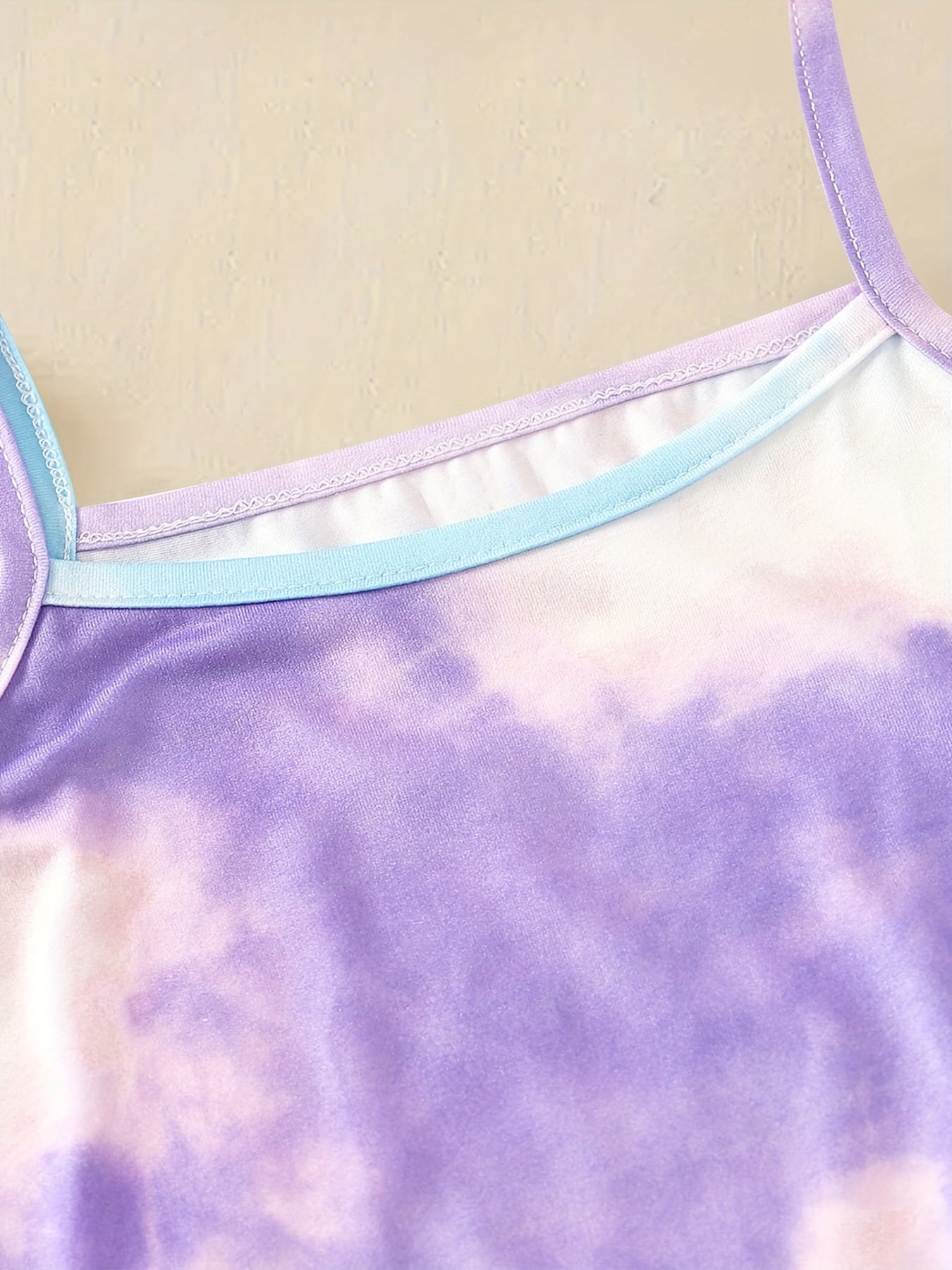 Tie Dye Cami Rompers for Toddler Girls
