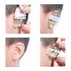 10pcs Baby Bath Ear Stickers No Pulling No Pain No Sensitivity