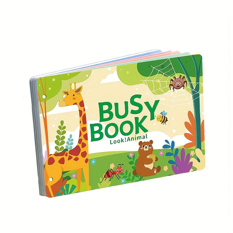 Interactive Quiet Book Sensory Learning Activity Toy Durable Material