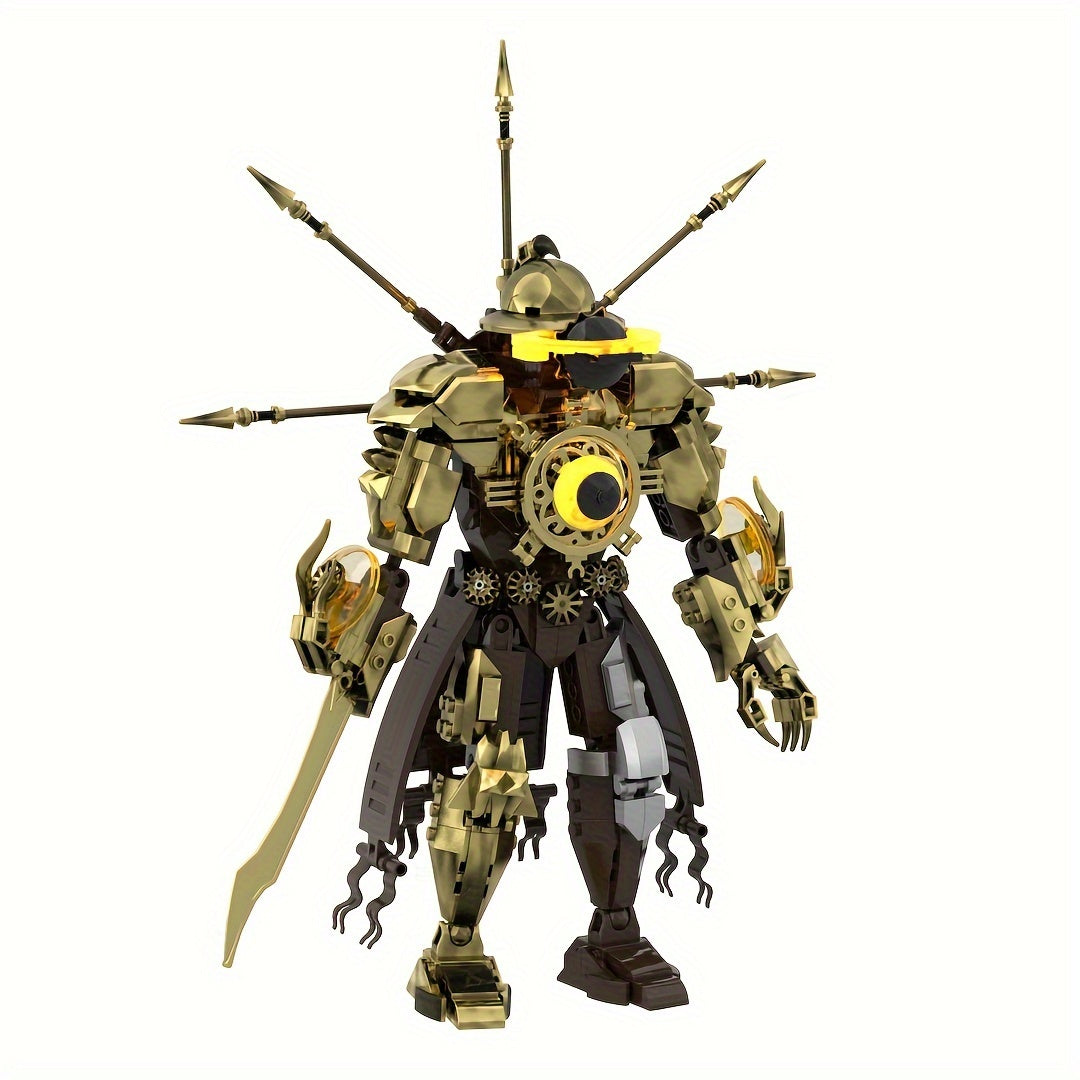 Clockman Building Blocks Set, 608pcs & 272pcs, Anime Game Theme, ABS Plastic