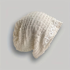 Y2K Lace Beanie Ruffles Pleated Candy Couple Skull Cap