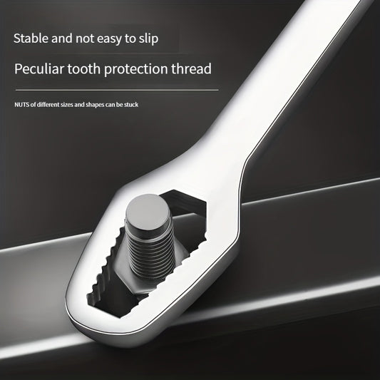 Adjustable Cross Wrench Ratchet Tool for Car Motorcycle Bicycle Repairs