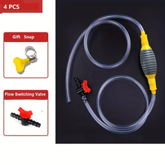 Portable Manual Fuel Pump Hand Pump Hose Fuel Transfer Siphon Pump 2M Hose