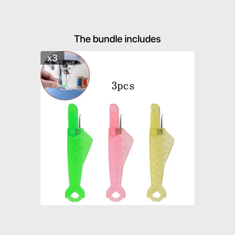 Plastic Fish Needle Threaders Sewing Tool for Embroidery Cross Stitch
