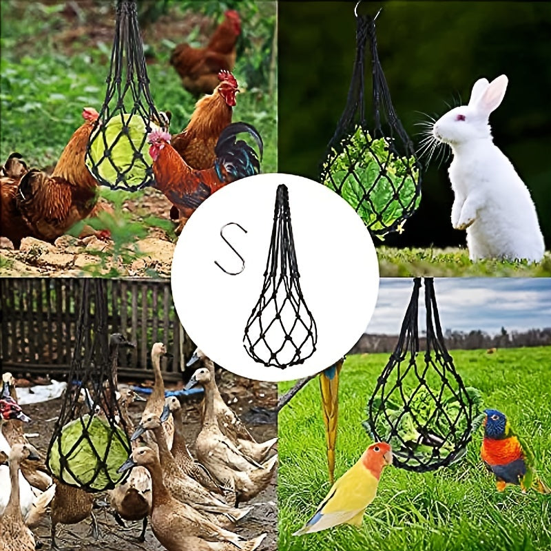 Hanging Chicken Feed Fruit Vegetable Mesh Bag