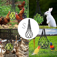 Hanging Chicken Feed Fruit Vegetable Mesh Bag