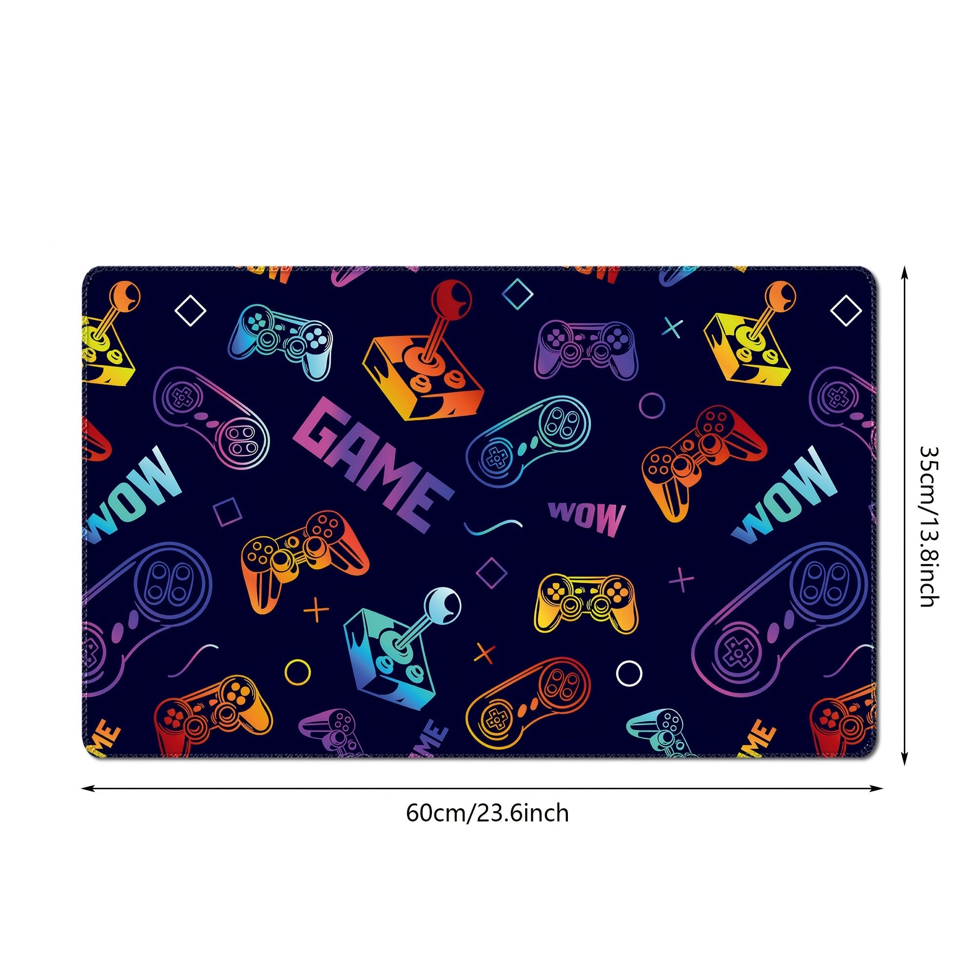 Ergonomic Gaming Mouse Pad with Wrist Support 59.94x35.05cm