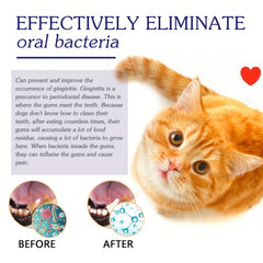 Pet Toothbrush 50g Dog Teeth Cleaning Toothpaste Plaque Tartar Control