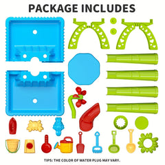 TEMI Kids Beach Toys Activity Sensory Play Table Outdoor Water Activity Tables
