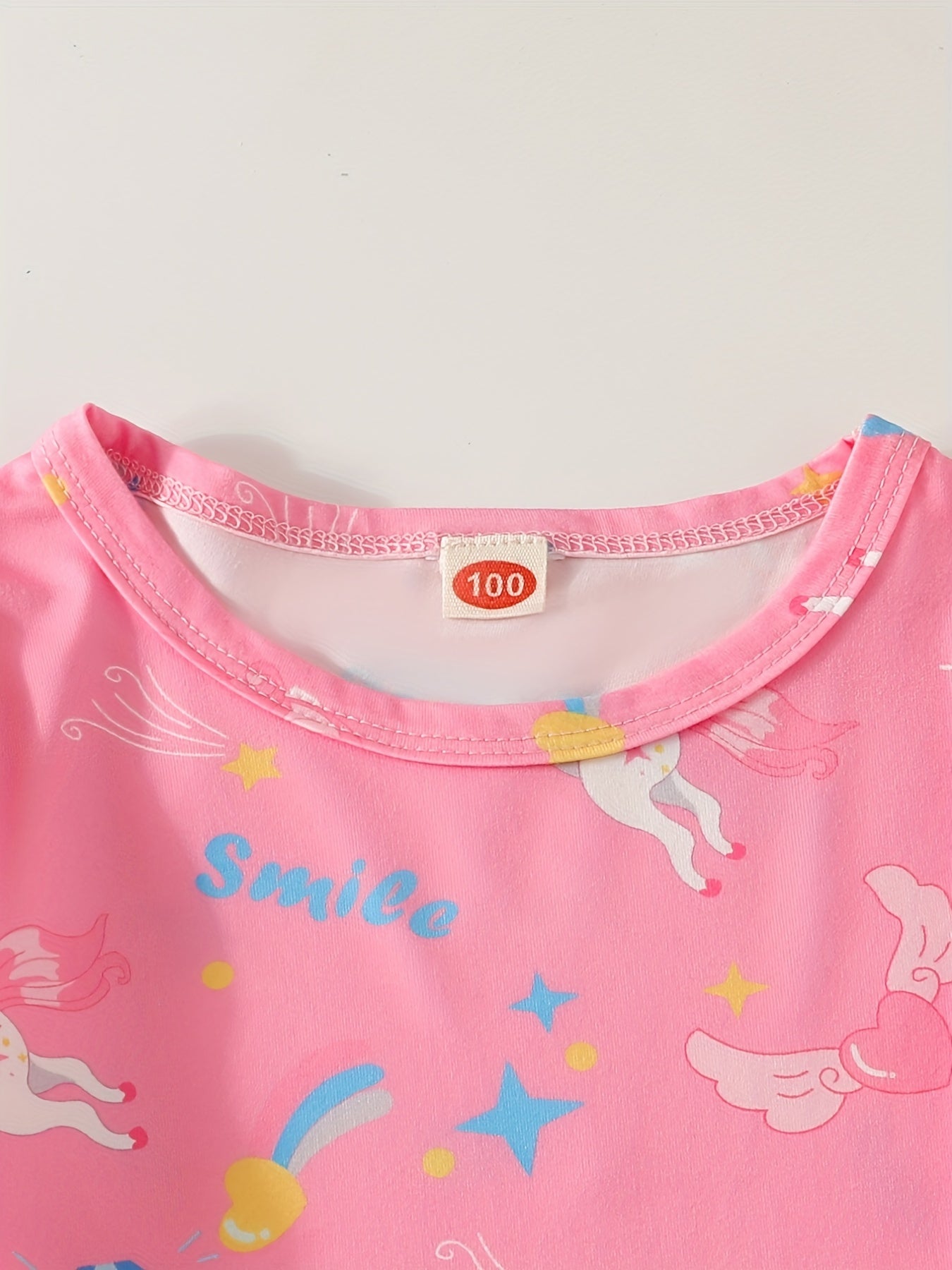Girls Unicorn Pajamas Set, Perfect for Autumn & Spring