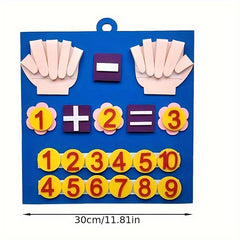 Felt Finger Math Numbers Hanging Ring 3 Year Old Felt Board Math Multiplication