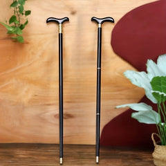 Wooden Walking Sticks Portable Poles Durable Gift For Men
