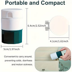 4-in-1 Pill Cutter & Grinder with Storage Compartment