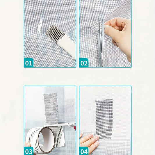 Screen Repair Tape For Window Door Tears Holes Screen Mesh Repair Patch