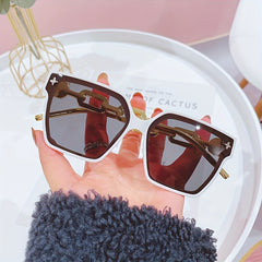 Oversized Square Sunglasses for Women Large Frame UV Protection Glasses
