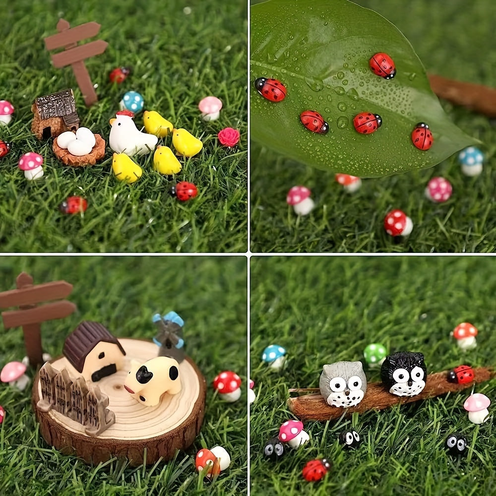 Garden Animals Micro Landscape Ornaments DIY Decoration Potted Plant