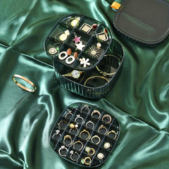 Earring Organizer Jewelry Travel Case Rings Earrings Beads Storage