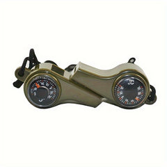 2pcs Outdoor Survival Whistle 3 in 1 Emergency Survival Whistle With Compass