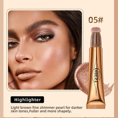 Liquid Blusher Cream Cheek Eye Tint Peach Blush Makeup Stick