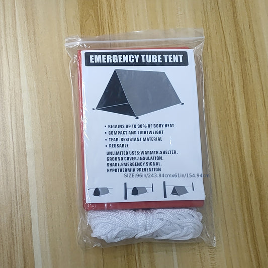 Emergency Survival Tent Windproof Tube Tent Camping Hiking
