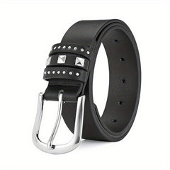 Rivet Decor Casual Belt Jeans Pants Belt For Women