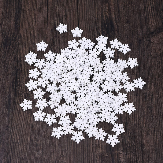 Snowflake Buttons Christmas Wooden 18mm for Knitting Sewing DIY Scrapbook Crafts