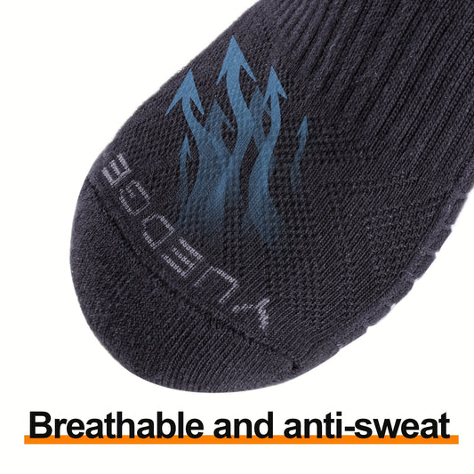 6 Pairs Men's Mid Tube Outdoor Sports Socks