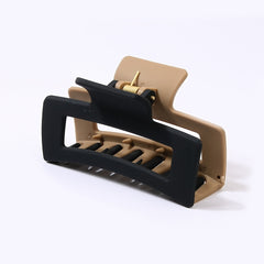 Matte Hair Claw Clips Strong Hold Non-slip Rectangular Jaw Clips
