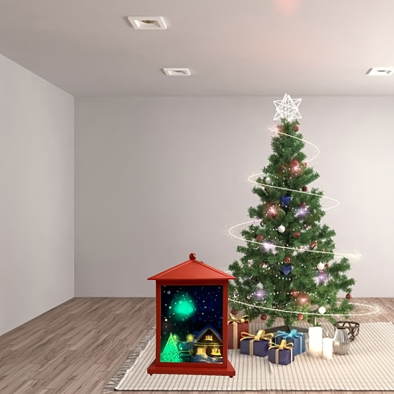 Christmas Snow Night Light LED Decoration Sound Combo Nursery Room Decor