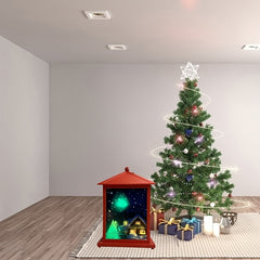 Christmas Snow Night Light LED Decoration Sound Combo Nursery Room Decor